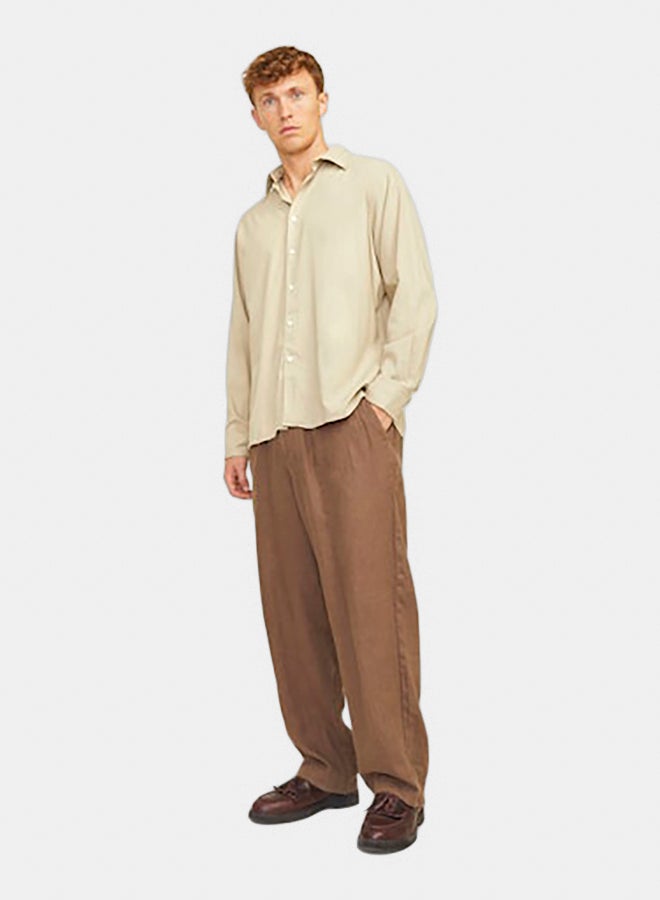 JACK & JONES Jorjoshua Oversized Shirt Ls Smu Ln - Image 1