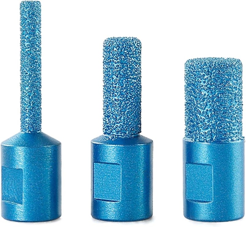 100 أداة نحت لطاحونة الزاوية مجموعة رؤوس طحن من 3 قطع للتلميع الصلب الهش - Image 2