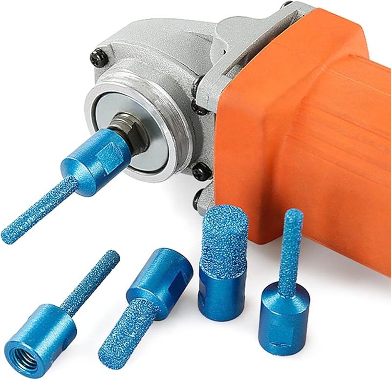 100 أداة نحت لطاحونة الزاوية مجموعة رؤوس طحن من 3 قطع للتلميع الصلب الهش - Image 3