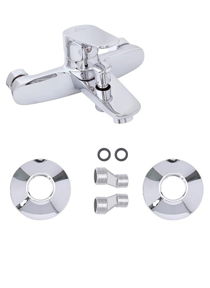 Reef - REEF Poppy Fiona Shower Mixer – Polished Chrome Finish | Single-Lever Bathtub Faucet | Water-Saving Soft Flow - Image 1