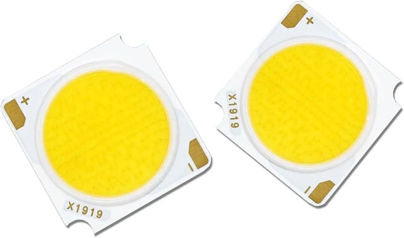 2pcs LED COB Bridgelux Chip 12W 18W 24W 30W 36W 42W 19 * 19mm DC36-39V LED RA97 Track Lamp Downlight Light Source Accessory(Warm White 3000K,36W) - Image 1