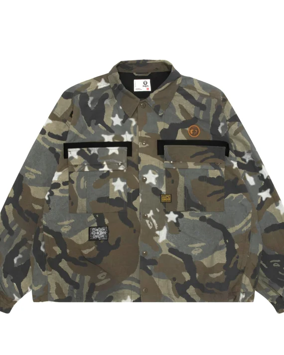 AAPE  Hooded utility jacket for Men | Best Price UAE