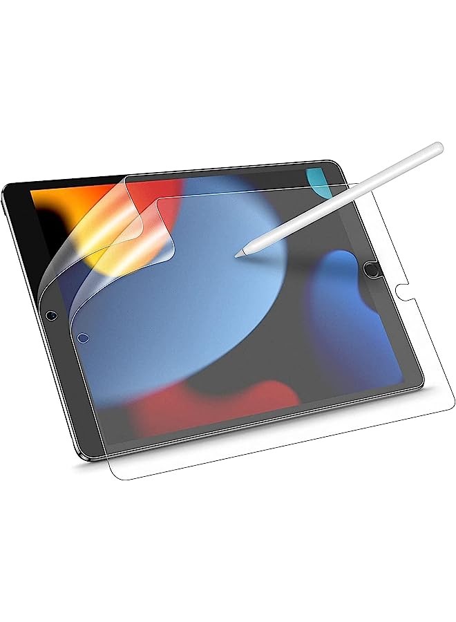 PROMASS (2Pcs) Lukione Paper-Feel Screen Protector Compatible with iPad 9th Gen (2021)/iPad 8th Gen (2020)/iPad 7th Gen (2019)/iPad Air 3 (2019) Anti-Glare Matte PET Film - Image 1