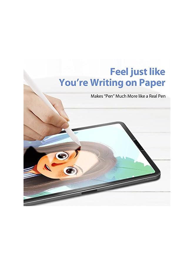 PROMASS (2Pcs) Lukione Paper-Feel Screen Protector Compatible with iPad 9th Gen (2021)/iPad 8th Gen (2020)/iPad 7th Gen (2019)/iPad Air 3 (2019) Anti-Glare Matte PET Film - Image 3