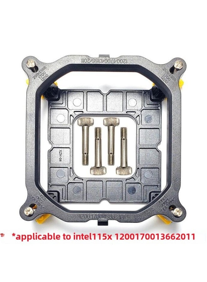Loquat 1700 1151 AMD4 1366 2011 X58 X79 CPU Fan Radiator Buckle Base Bracket-Color:12 HOLE 115X 1700 2011 SCREW BACK PLATE - Image 1