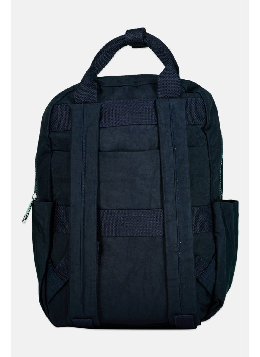 I Love Fashion Women Brand Logo Backpack 27 L x 36 H x 10 W cm, Navy  - Image 2