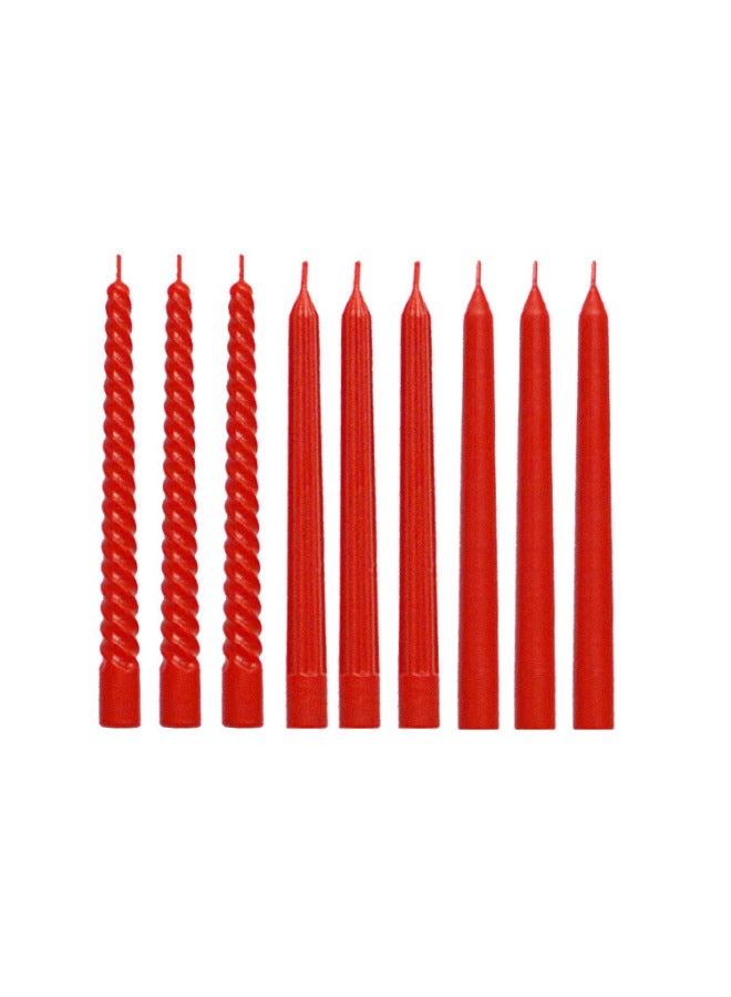 1:6 Doll House Miniature Simulation Candle Bjd Small Cloth Blythe Mini Candlelight Dinner Props Model-Color:Red Candle  - Image 3