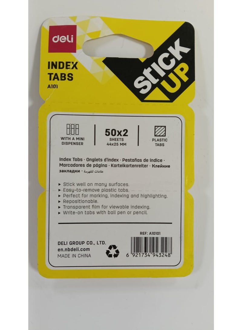 ديلي A10101 سجل هنا علامة تبويب الفهرس لاصقة - Image 2