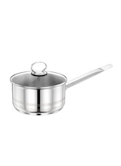 Prestige Prestige Stainless Steel Sauce Pan 14cm With Glass Lid  - Image 1