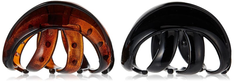 GOODY WoMen Slideproof Wingless Claw Clip Small Assorted 2 Count