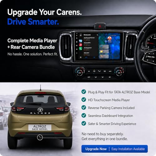 Modorwy Tata Punch Original QLED 9” Zlink Car Android Stereo | OS 13 | 4GB+32GB | Display Support Car Play & Android Auto | incl. AHD Rear Camera & Frame with -1 Year Warranty - Image 3