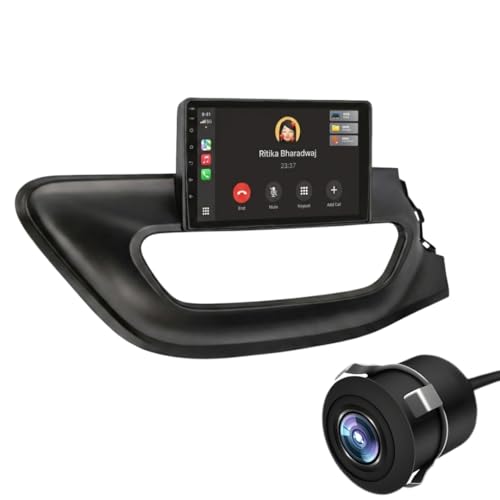 Modorwy Tata Punch Original QLED 9” Zlink Car Android Stereo | OS 13 | 4GB+32GB | Display Support Car Play & Android Auto | incl. AHD Rear Camera & Frame with -1 Year Warranty - Image 1