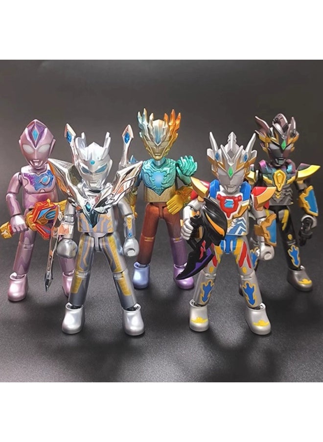 Generic - Bruco Building Blocks Doll Ultraman Stars Edition 13 Bomb 12 Generation Full Set Of Designated Large Hidden Assembled Hand-made Toys-Color:The Fifth Starlight Hidden-(tianyu Yujia) - Image 1