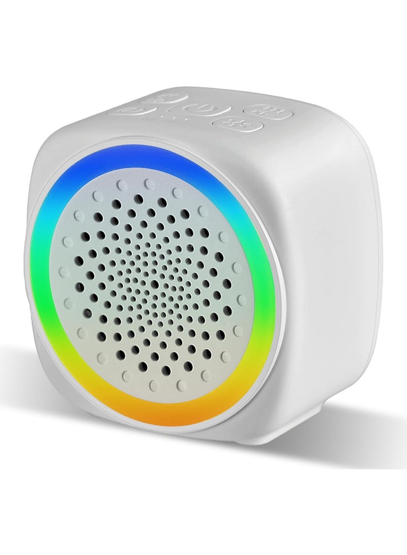Relex Sound Machine White Noise Machine with Nursery Lamp Mood Lighting 7 Colour Night Light 26 Soothing Sounds for Adults Baby Kids Sleep Machines Memory Function 4 Timers for Home Office Travel - Image 1