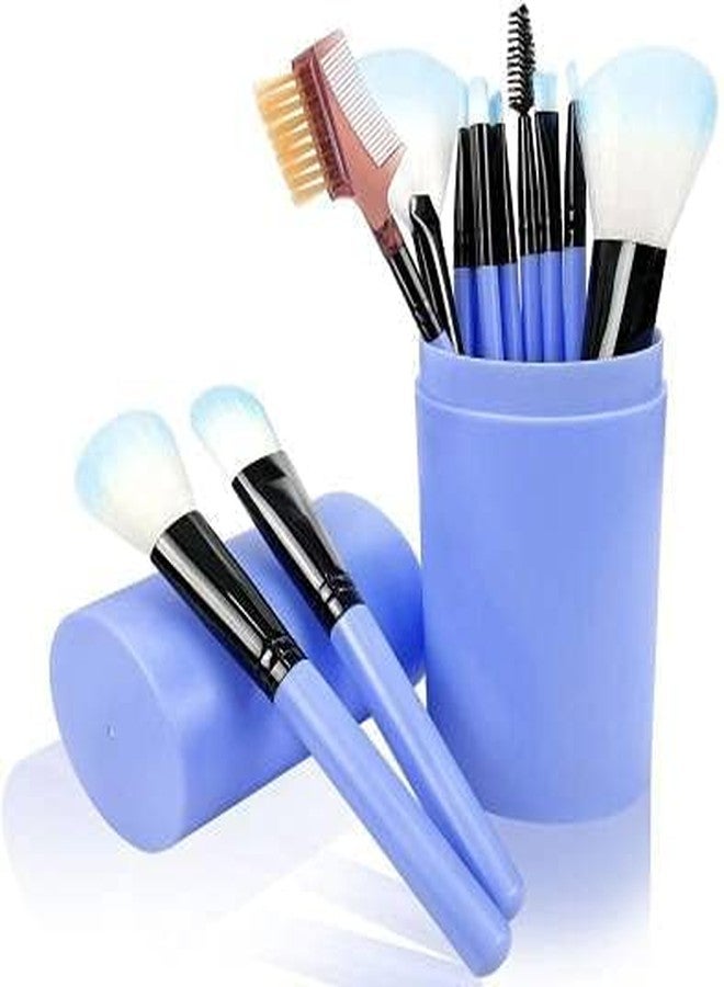 Zirak 12 Pcs Makeup Brushes for Foundation Eyeshadow Eyebrow Eyeliner Blush Powder Concealer Contour (Pack of 12) - Image 1