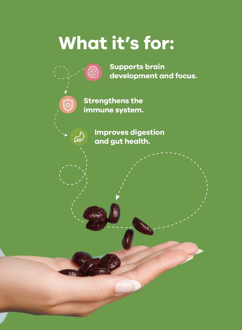 Nutrili Kids Multi+ Probiotics Sugar Free Gummies (1 month) | Overall Health and Immune Support | Vitamins, Probiotics, Prebiotics & Minerals - Image 3