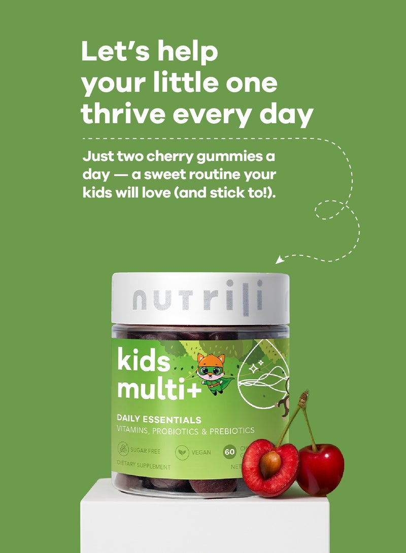 Nutrili Kids Multi+ Probiotics Sugar Free Gummies (1 month) | Overall Health and Immune Support | Vitamins, Probiotics, Prebiotics & Minerals - Image 5
