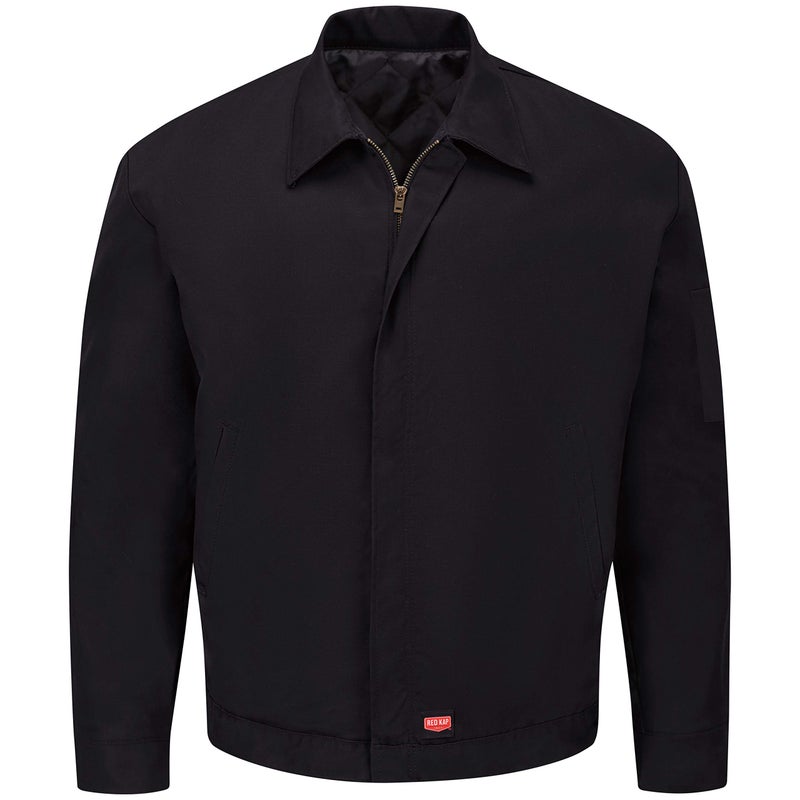 Red Kap Men's Performance Crew Jacket, Black, Small - Image 1