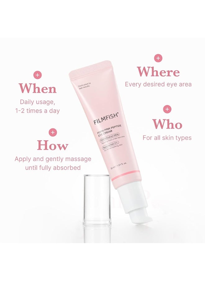 FILMFISH - Niacinamide Multi-Effect Eye Cream 30g | Dark Circles, Eye Bags, Fine Lines, Hydrating & Brightening - Image 1