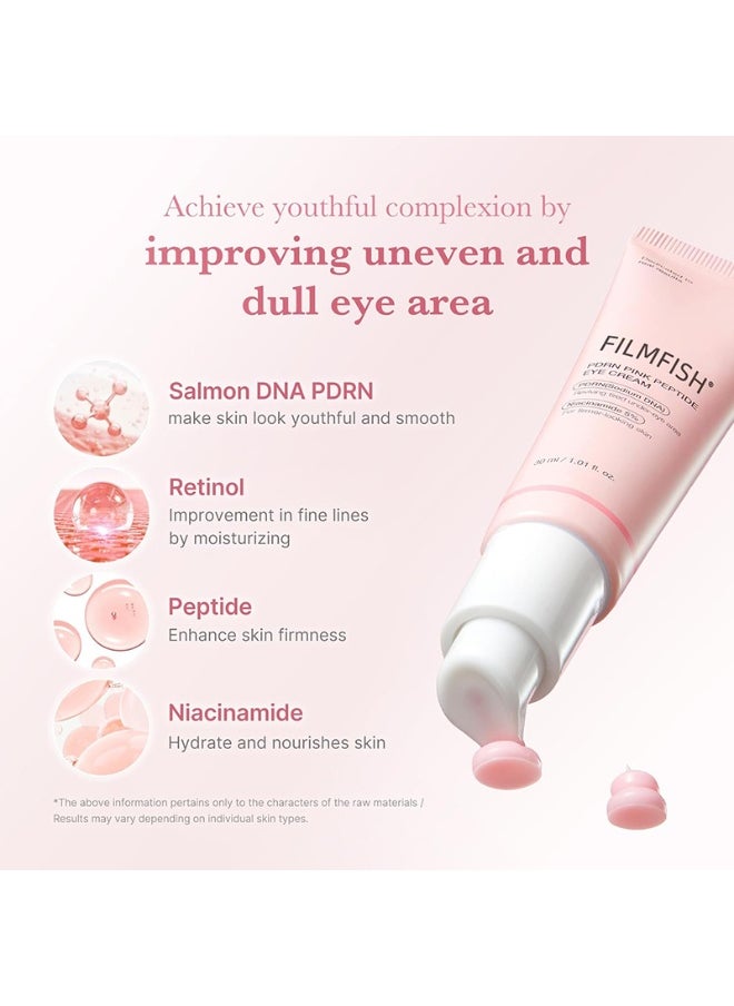 FILMFISH - Niacinamide Multi-Effect Eye Cream 30g | Dark Circles, Eye Bags, Fine Lines, Hydrating & Brightening - Image 1