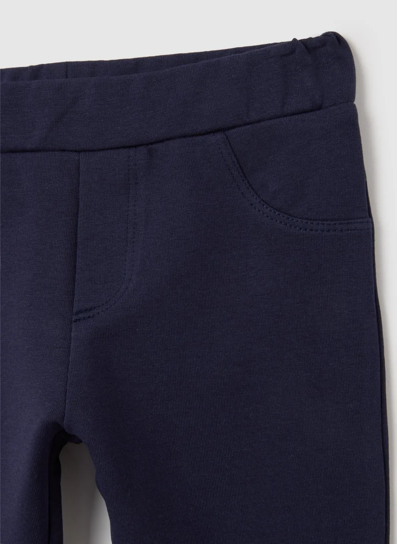 Ovs GIRLS' MULTICOLOURED COTTON SWEATSHIRT AND TROUSERS SET, REGULAR FIT