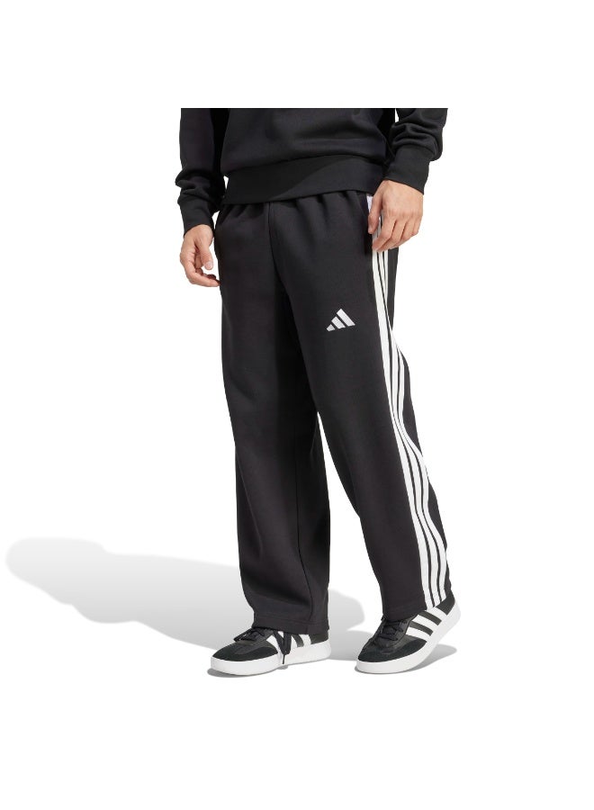Adidas ESSENTIALS THREE STRIPES FLEECE WIDE LEG PANT - Image 4