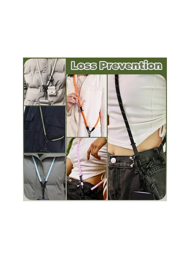 Green Tiger Generic Cell Phone Lanyard, Adjustable Detachable Crossbody Nylon Lanyard with Hook Wrist Strap, Green - Image 5