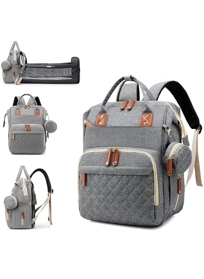 TRASSLE Diaper Bag Backpack with Changing Station Large Capacity Multifunction Baby Bags for Boy Girl Travel For Moms Dads Baby Registry Search Essentials Shower Gifts  - Image 1