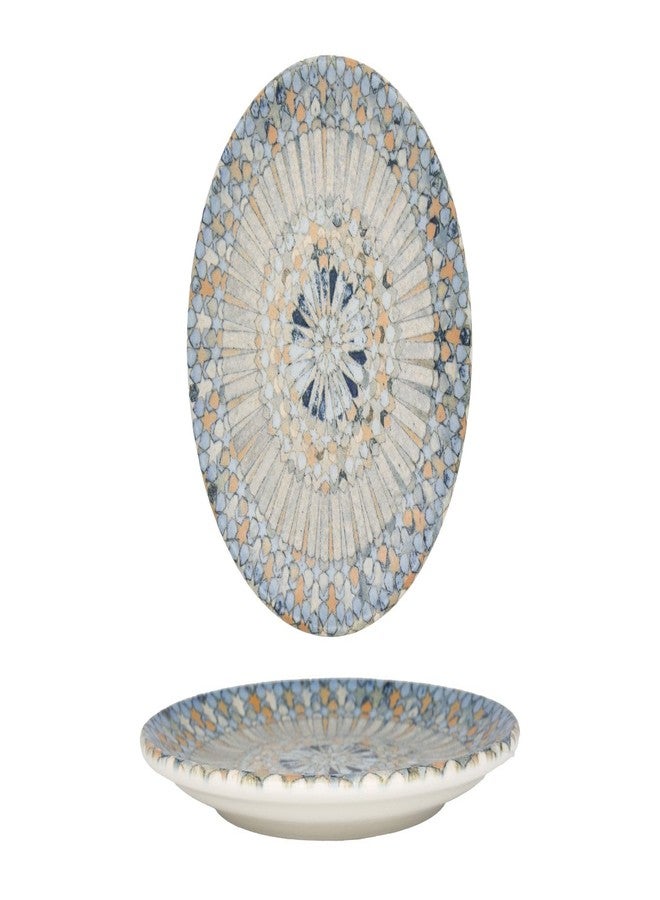 Bonna Desert Plate - Luca Mosaic - Porcelain - 17 cm - set of 6 - Image 1
