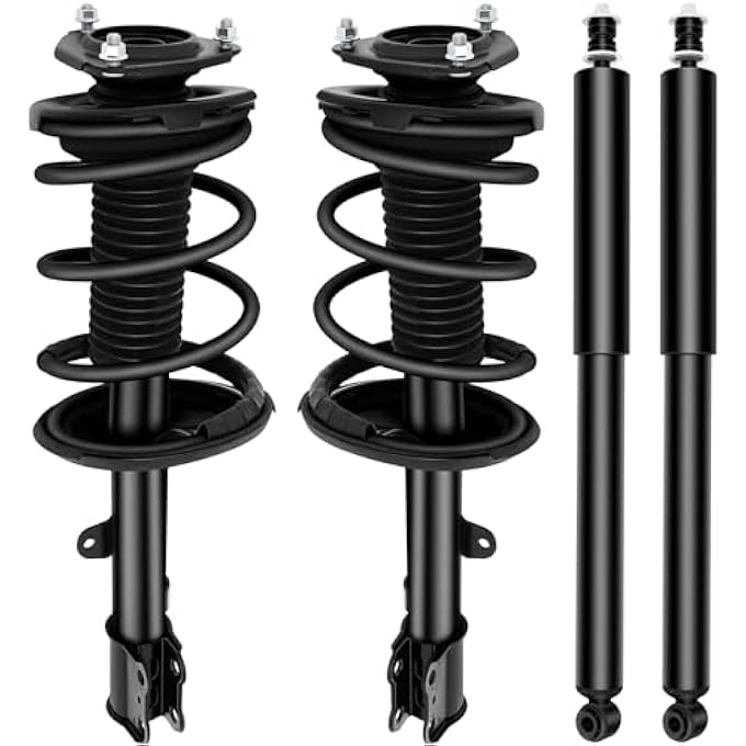 SCITOO Front And Rear Shock Absorber Assembly Fit For 20012005 For Toyota Rav4 Complete Shock And Strut Assembly Kit Fit For 171454 171453 37199 4Pcs - Image 1