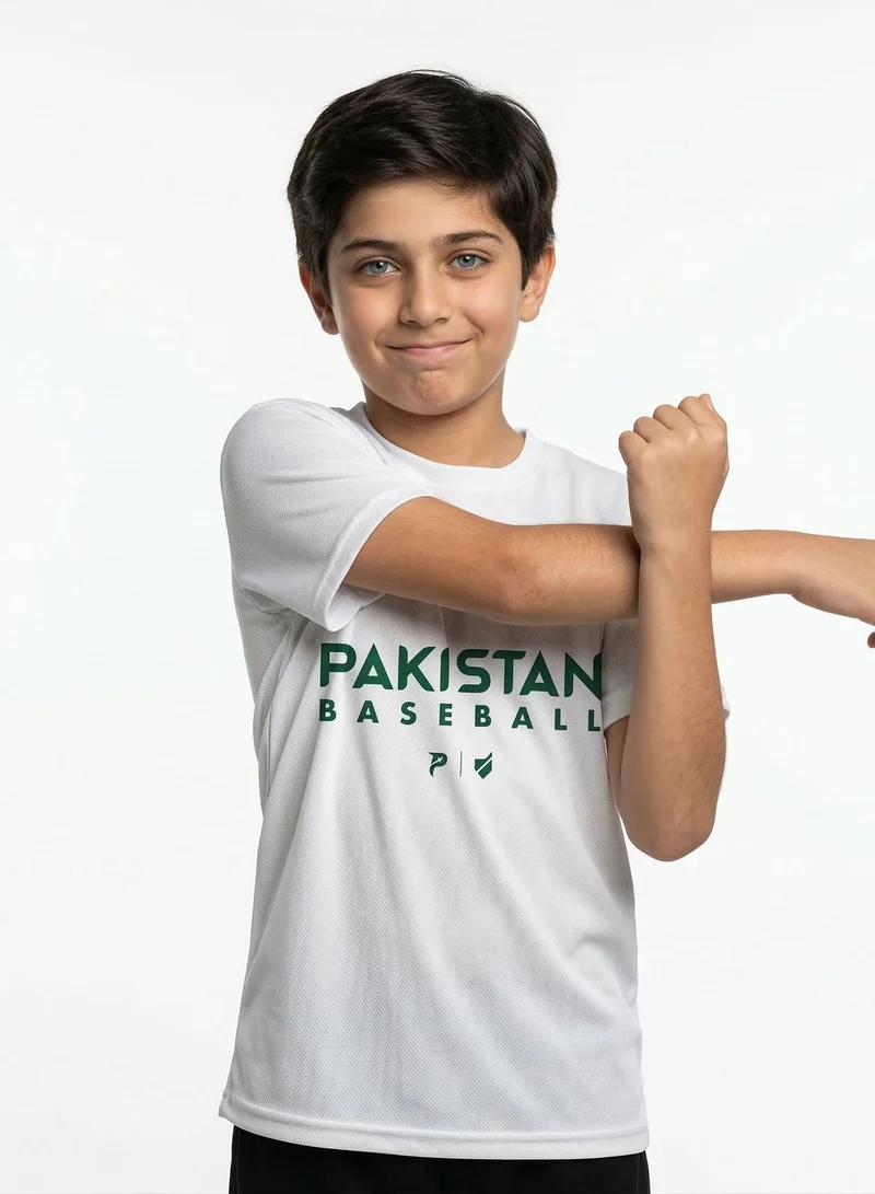 Baseball United Pakistan Baseball National Team Kids' Lifestyle T-shirt