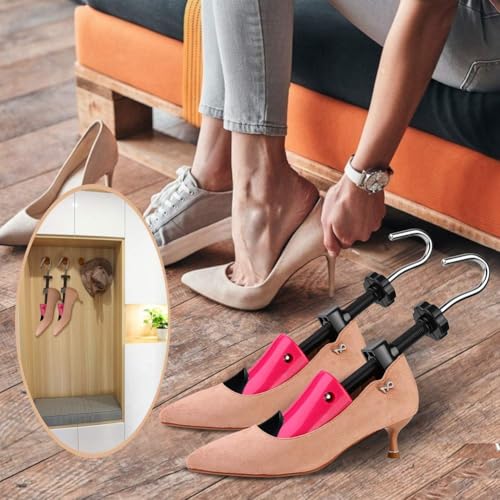 eachway Shoe Stretcher Shoe Trees,Adjustable Length & Width for Men and Women（For Women's 5.5-10 - Image 5