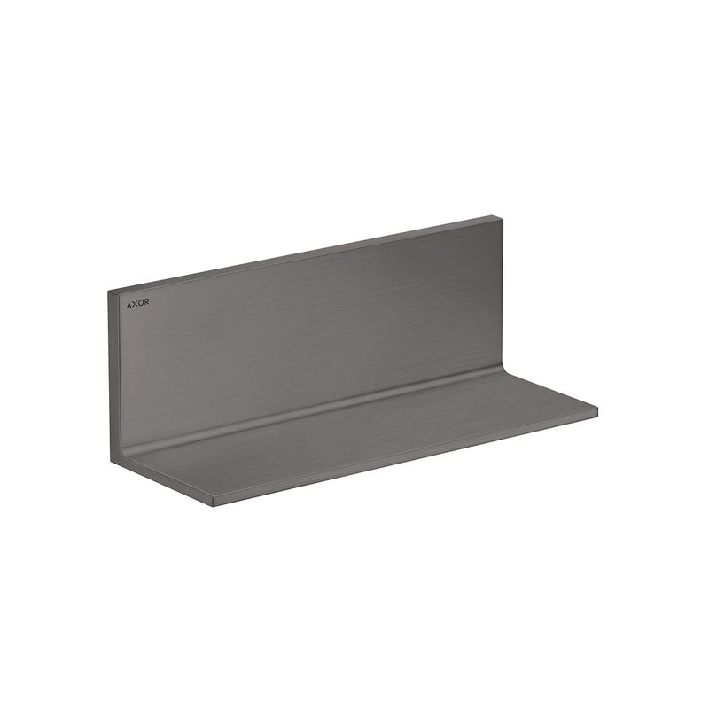 AXOR Universal Rectangular Shelf 12 in Brushed Black Chrome 42644340