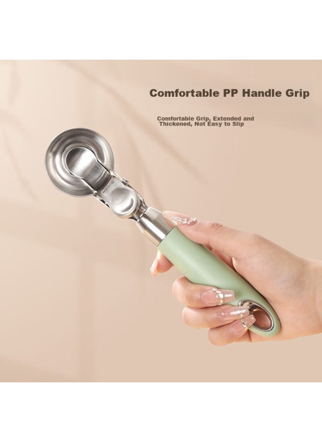 Bai Jie Baijie 304 Stainless Steel Ice Cream Scoop, Ball Maker, Ice Cream Scoop, Ball Maker, Dessert Ball Scoop  - Image 5