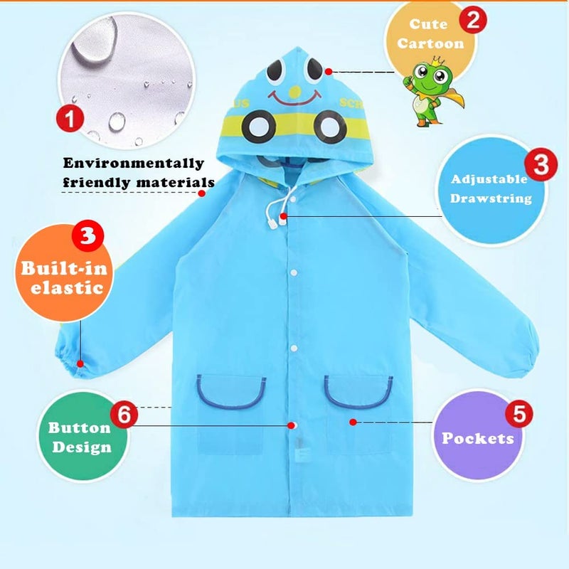 Kids Cartoon Raincoat - Image 5