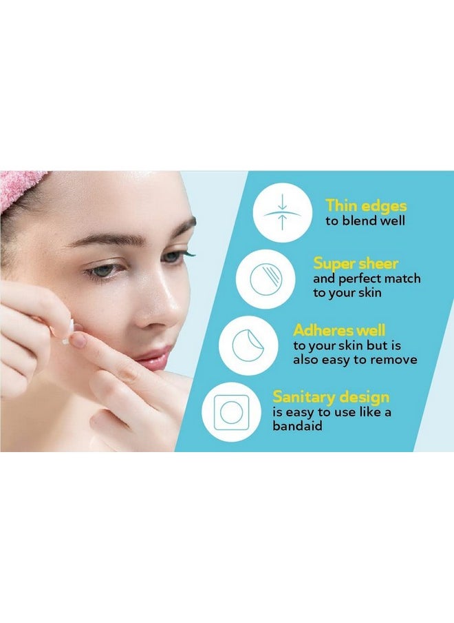 Ultra Invisible Acne Patches Salicylic Acid Acne Patches For Cystic Acne Blemish Patches Hydrocolloid Patches Zit Patches Day And Night Use Upgraded (Acne Specialist132 Count2 Sizes)
