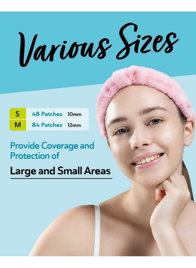 Ultra Invisible Acne Patches Salicylic Acid Acne Patches For Cystic Acne Blemish Patches Hydrocolloid Patches Zit Patches Day And Night Use Upgraded (Acne Specialist132 Count2 Sizes)