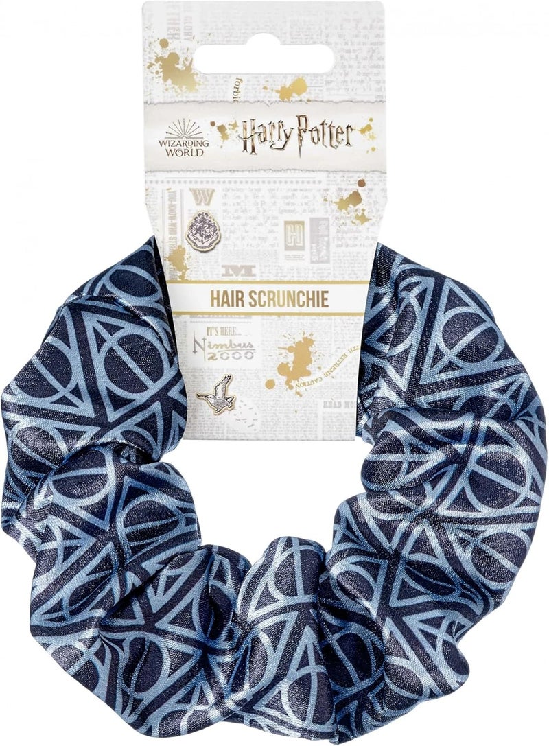 Harry Potter Official Harry Potter Deathly Hallows Hair Scrunchie by The Carat Shop