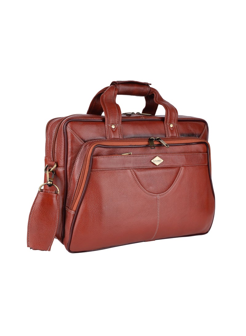 LAVERI LEATHER Genuine Leather Office And Travel Document Laptop bag Style 437 A  - Image 5