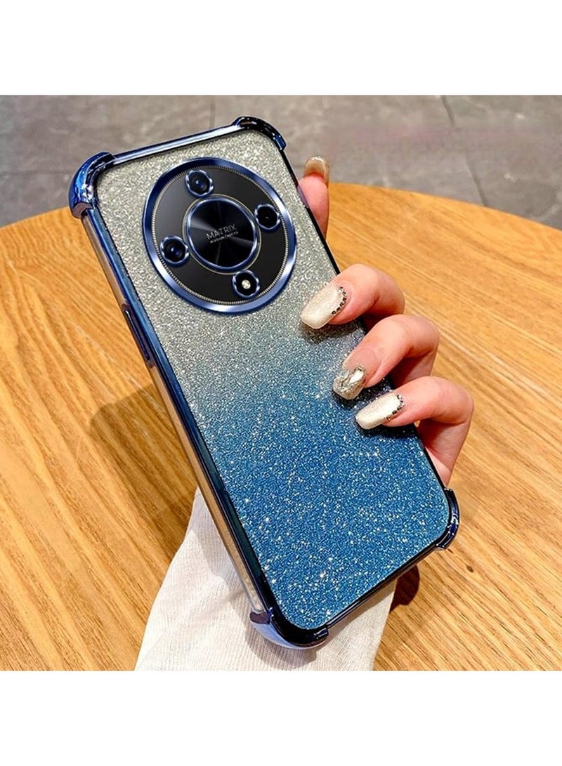 general Honor X9D 5G Flash Protective Case Camera Lens Protective Film Electroplated Edges Ultra-Thin Luxury Gradient Shockproof Honor X9D 5G Case - Image 1