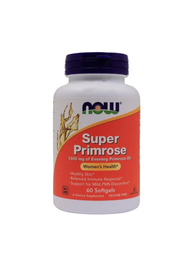 Now Super Primrose Softgels 60 Pieces - Image 1