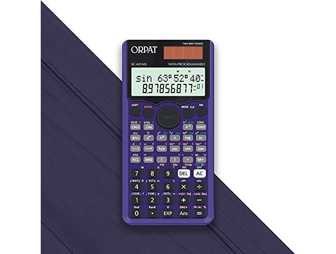 Orpat Scientific Desktop Calculators SC-401 MS Violet - Image 2