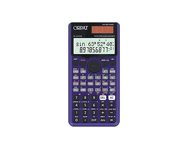 Orpat Scientific Desktop Calculators SC-401 MS Violet - Image 1