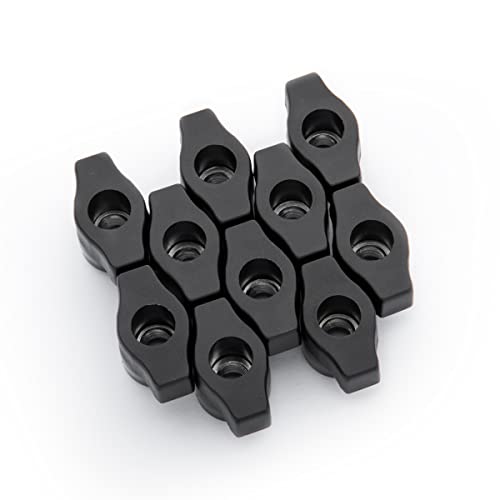 DuBois 10 Pack 1/4"-20 Wing Knobs, Threaded Clamping Knobs for T Track & Table Saw Accessories, Featherboard, Woodworking Jigs on Miter Saw, Router Table, Drill Press (51002) - Image 1