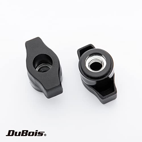 DuBois 10 Pack 1/4"-20 Wing Knobs, Threaded Clamping Knobs for T Track & Table Saw Accessories, Featherboard, Woodworking Jigs on Miter Saw, Router Table, Drill Press (51002) - Image 2