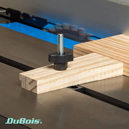 DuBois 10 Pack 1/4"-20 Wing Knobs, Threaded Clamping Knobs for T Track & Table Saw Accessories, Featherboard, Woodworking Jigs on Miter Saw, Router Table, Drill Press (51002) - Image 5