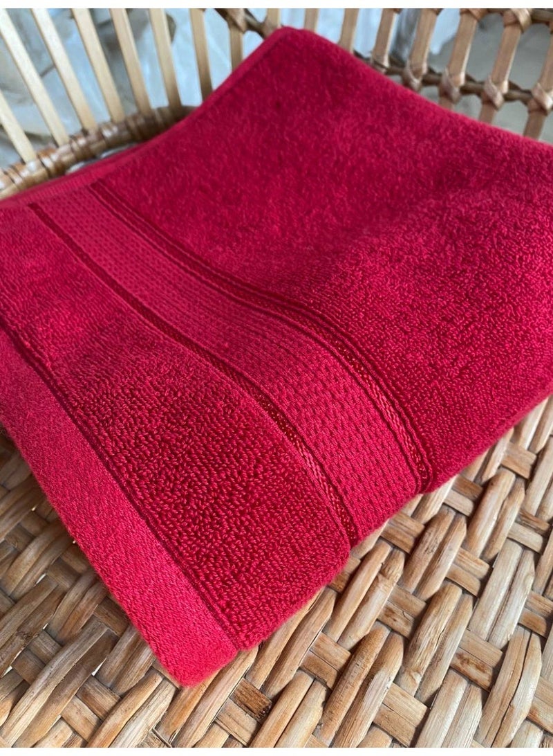 توالا فوطه وجه توالا بريميوم، قطن 100%، 50 × 100 سم،وبره، فائقة النعومة، فائقة الامتصاص - Image 2