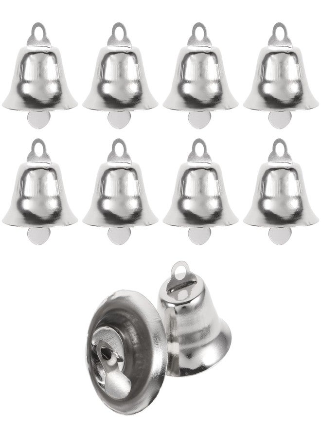 Artibetter 20PCS Craft Bells, Jingle Bells for Craft Decorative Metal Bells for Christmas Festival Decor DIY Craft 2.1cm (Silver) - Image 1