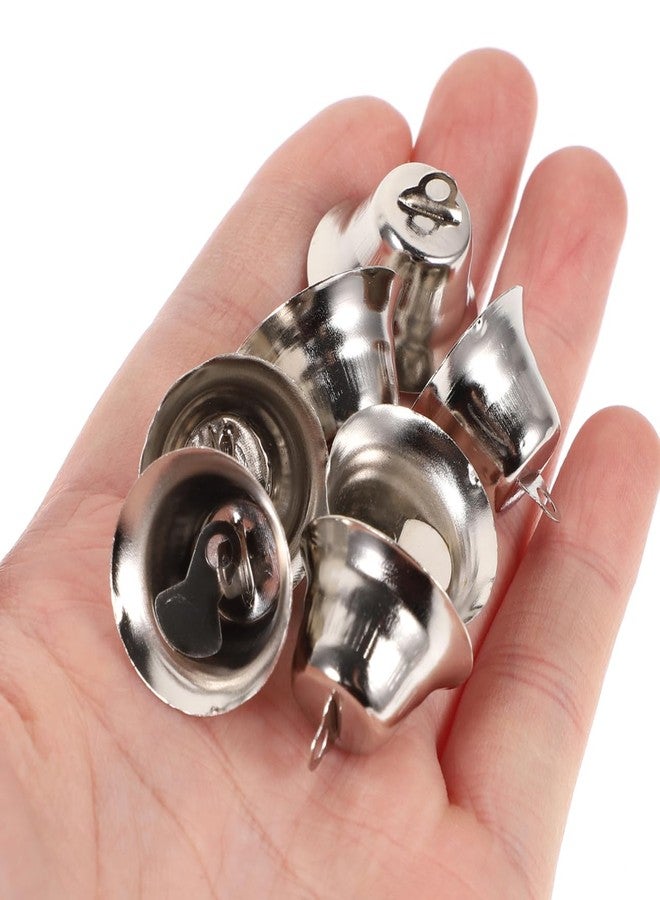 Artibetter 20PCS Craft Bells, Jingle Bells for Craft Decorative Metal Bells for Christmas Festival Decor DIY Craft 2.1cm (Silver) - Image 2