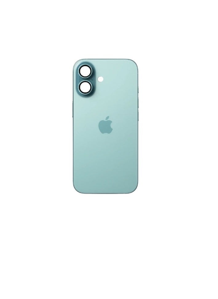 Generic - Back Glass For iphone 16 PLUS  Back Battery Cover GREEN Rear Door     For iphone 16 PLUS Back Housing Replacement Parts - Image 1